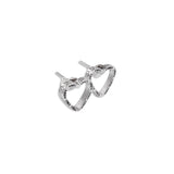 Brinco Heart Hoop Prata