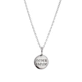 Pingente Round Personalizável Prata