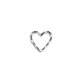 Colar Heart Hoop Prata