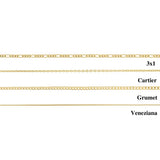 Colar Pérolas SKULL Banho de Ouro