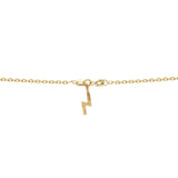 Colar Mini Cadeado Skull Banho de Ouro