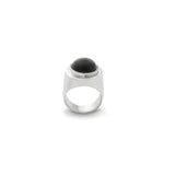 Anel Onix Ball Prata