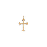 Colar Cross Banho de Ouro