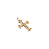 Colar Cross Banho de Ouro