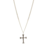 Colar Cross Prata