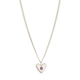 Pingente Stone Heart Prata