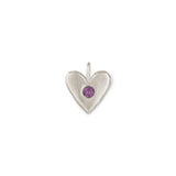 Pingente Stone Heart Prata