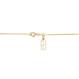 Colar Old English Banho de Ouro