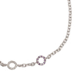 Choker Rastaban SKULL Prata