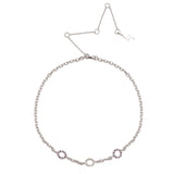 Choker Rastaban SKULL Prata