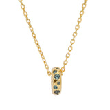 Pingente Thunban SKULL Prata com Banho de Ouro