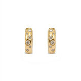 Brinco Thunban SKULL Prata com Banho de Ouro Par