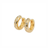 Brinco Thunban SKULL Prata com Banho de Ouro Par