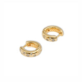 Brinco Thunban SKULL Prata com Banho de Ouro Par