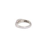 Anel Curve Bone Slim Prata