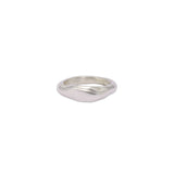 Anel Curve Bone Slim Prata