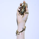 Pulseira Iron Budah Banho de Ouro