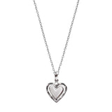 Colar Spin Heart Prata