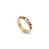 Anel Thunban SKULL Prata com Banho de Ouro